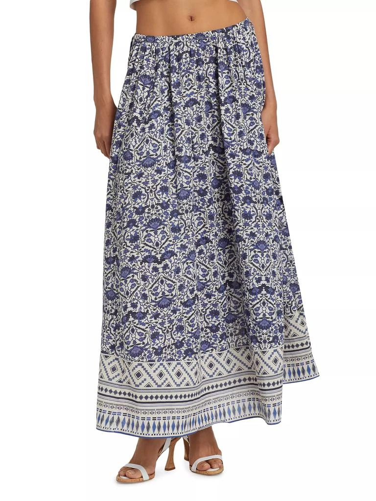 Maria Cher Alvear Mimi Floral Cotton Maxi Skirt 3