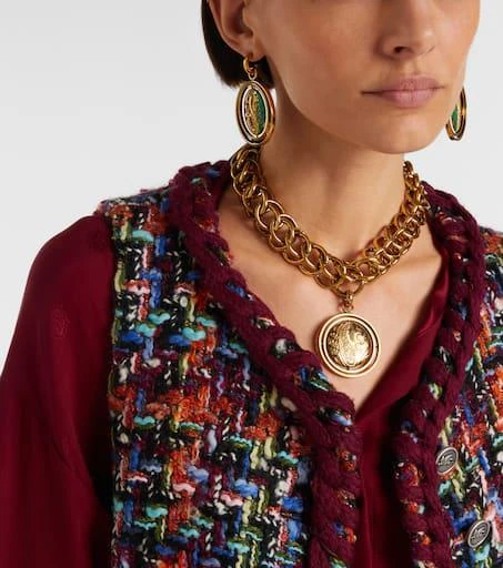 ETRO Paisley drop earrings 6