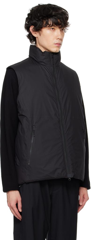 Goldwin Black WINDSTOPPER BY GORE-TEX LABS Puffy Vest