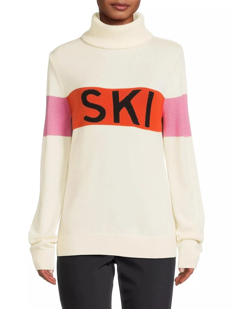 Perfect Moment Colorblocked Intarsia Wool Ski Sweater 3