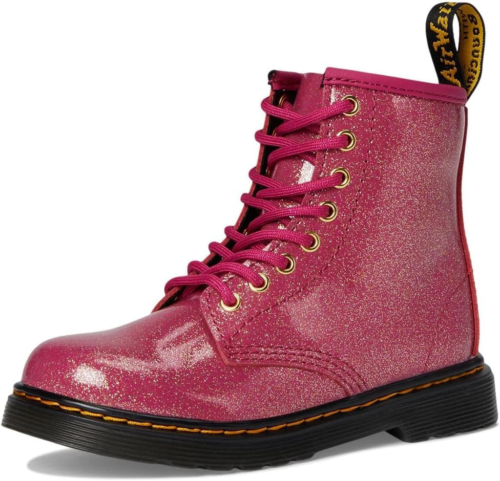 Dr. Martens Dr. Martens Unisex Kids 1460 Lace Up Boot (Toddler/Little Kid/Big Kid) Fuchsia/Silver/Gold Glitter 3 Little Kid Medium 7