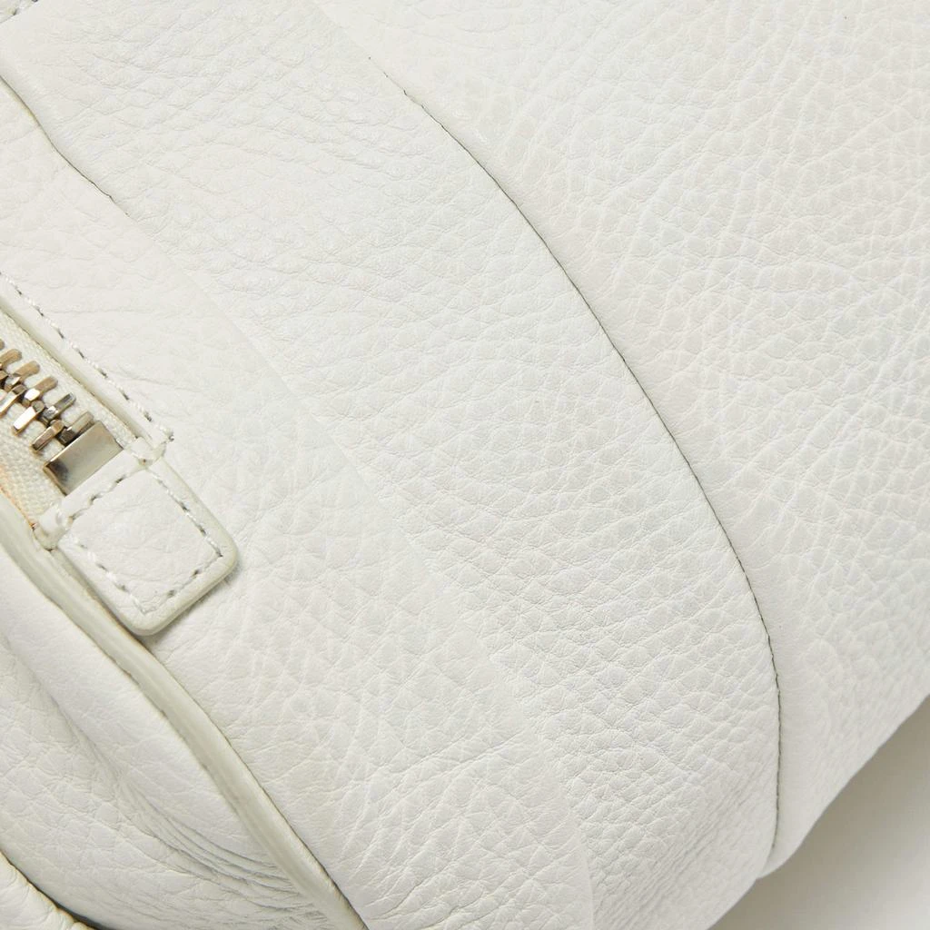 Alexander Wang Alexander Wang White Grained Leather Rocco Bag 6