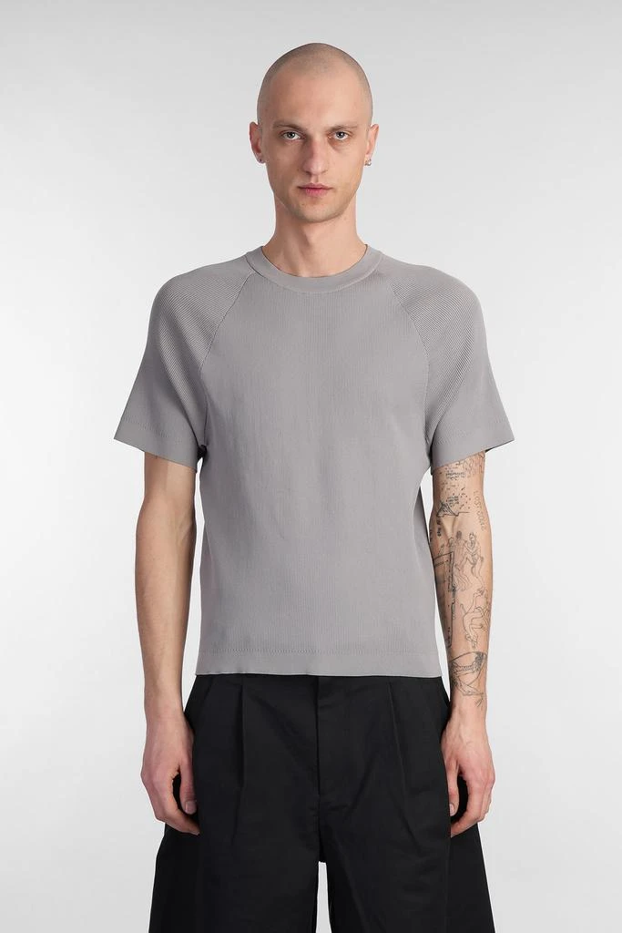 J.L-A.L Aquifer Shortsleeve T-shirt In Grey Polyester 1