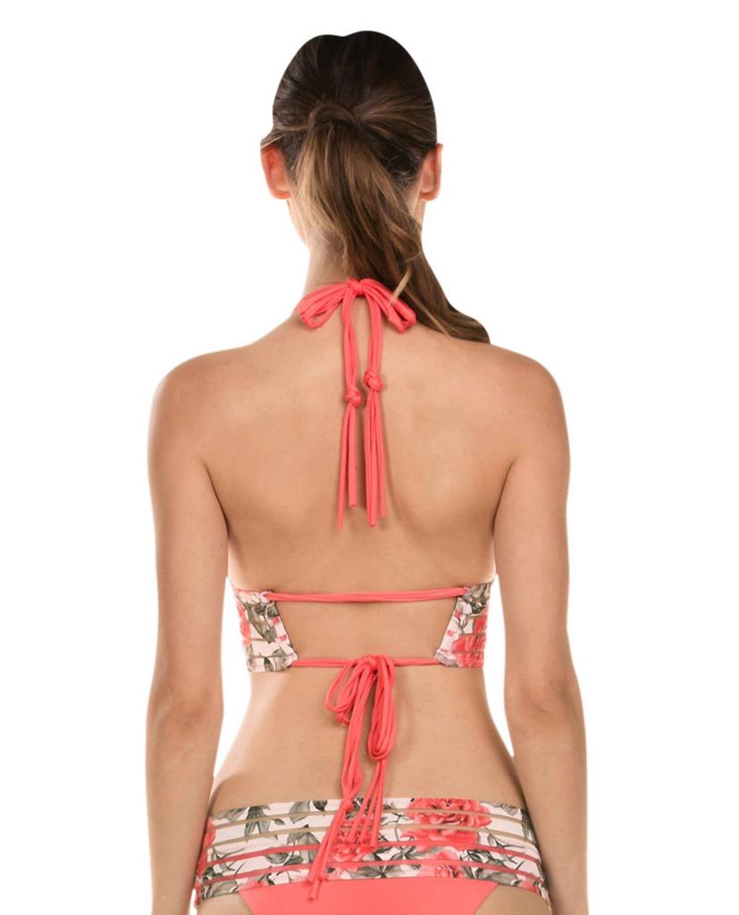 Isabella Rose Long Line Halter Bikini Top