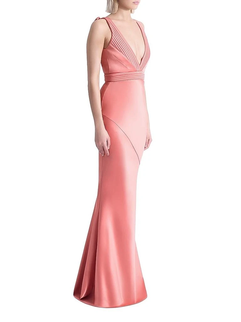 Zhivago Signature Beloved Sleeveless Satin Gown 5