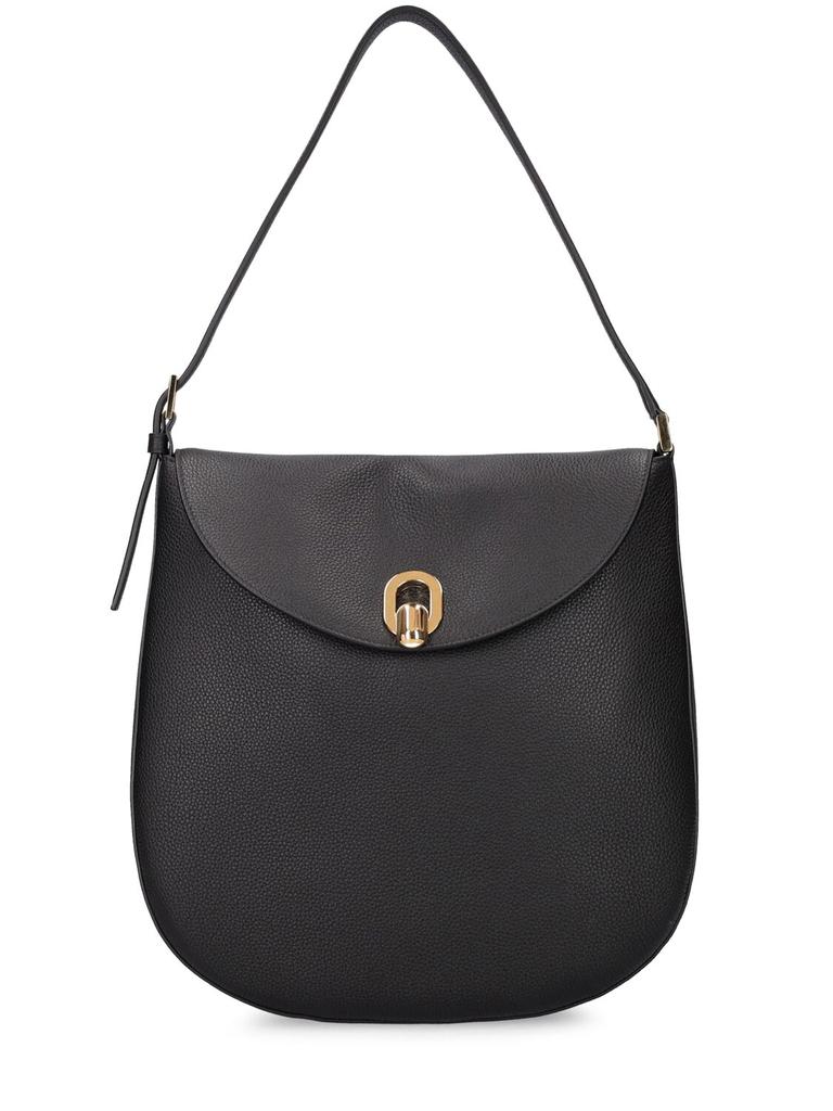 SAVETTE Large Tondo Leather Hobo Bag