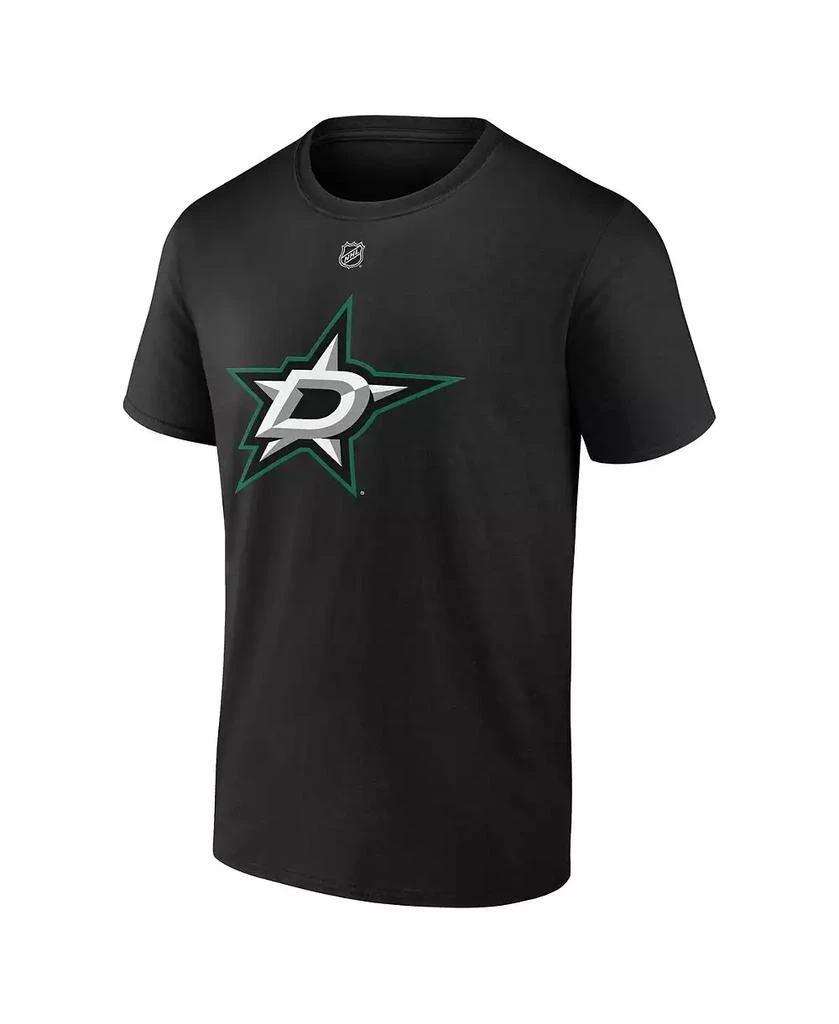 Fanatics Men's Mikko Rantanen Black Dallas Stars Authentic Stack Name Number T-Shirt 2