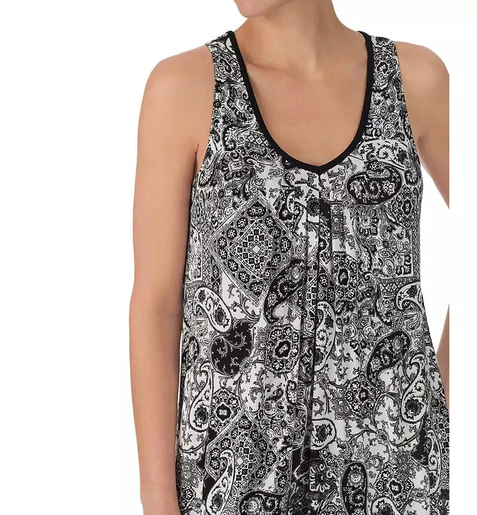 Ellen Tracy Women's Printed Sleeveless Nightgown 4