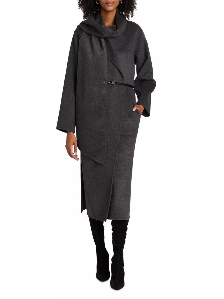 Mercer Collective Victoria Shawl Collar Maxi Wool Coat 2