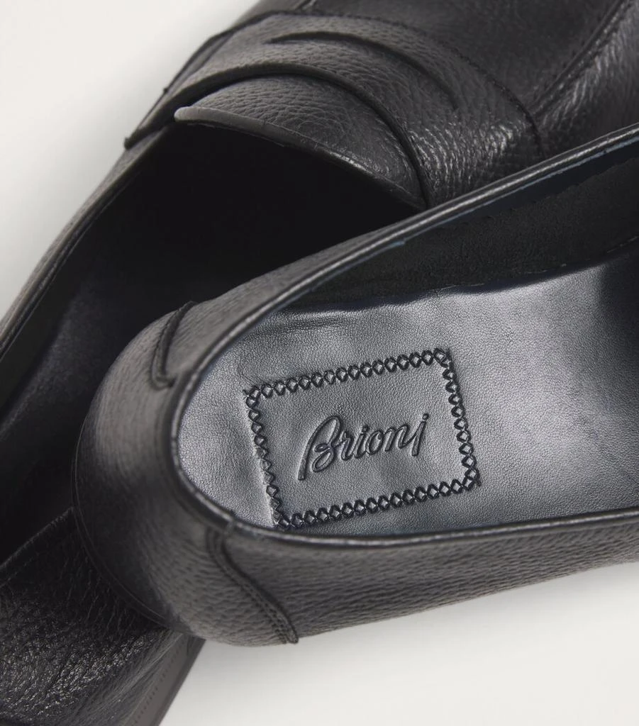 Brioni Leather Appia Loafers 7