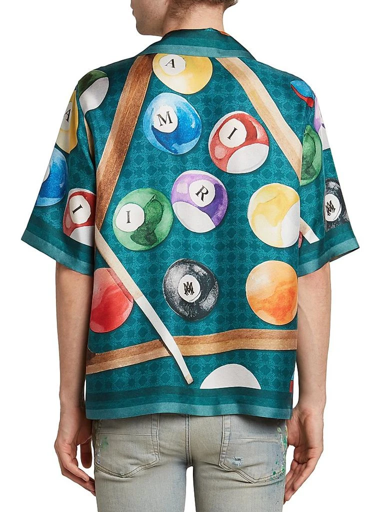 AMIRI Billiards Silk Bowling Shirt 5