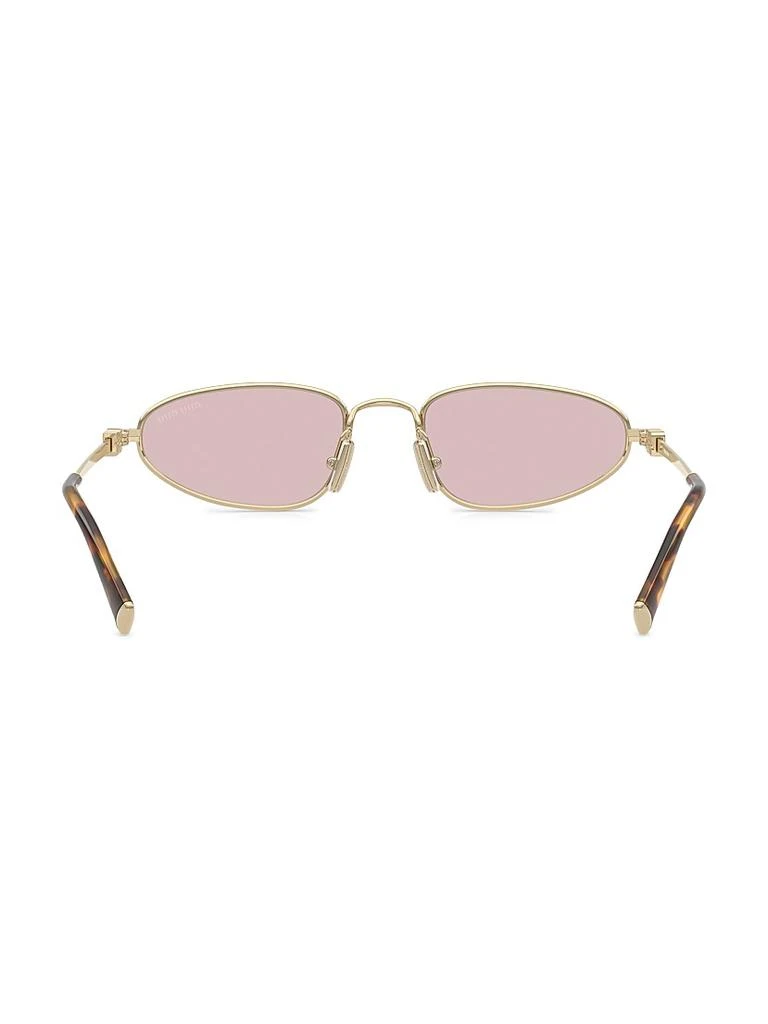 Miu Miu 52MM Oval Sunglasses 4