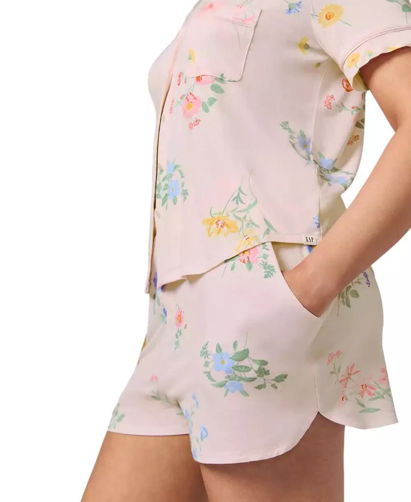 GAP GapBody Women's Notched-Collar Short Pajama Set 6