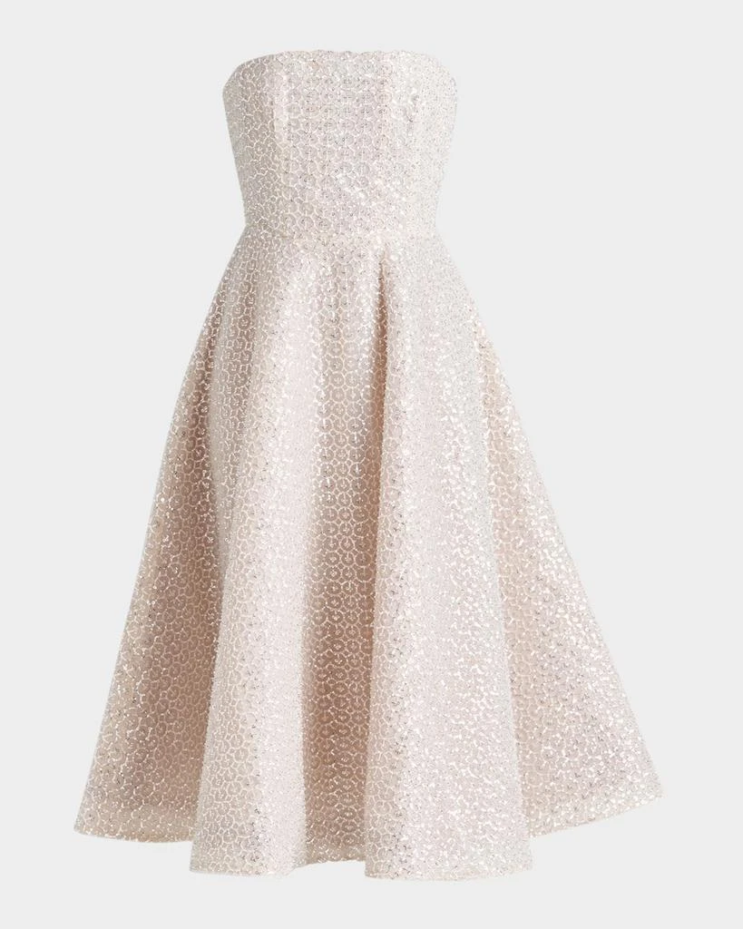 HELSI Vivi Strapless Beaded Midi Dress 1