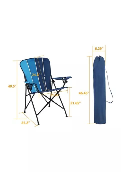 Alphacamp Folding Lightweight Oversized Camping Chair With Cup Holder 4