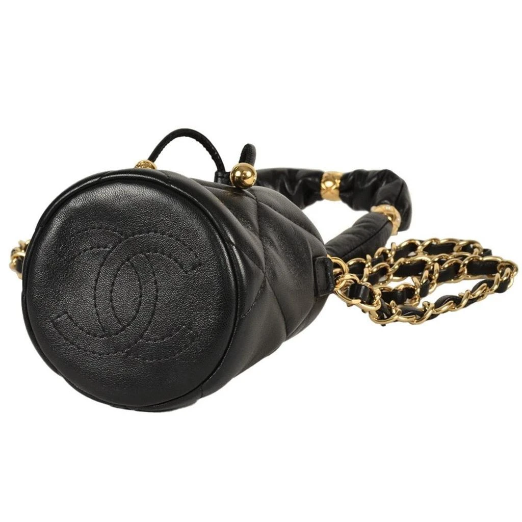 Chanel Leather Pochette Pouch Shoulder Bag (Pre-Owned) 4