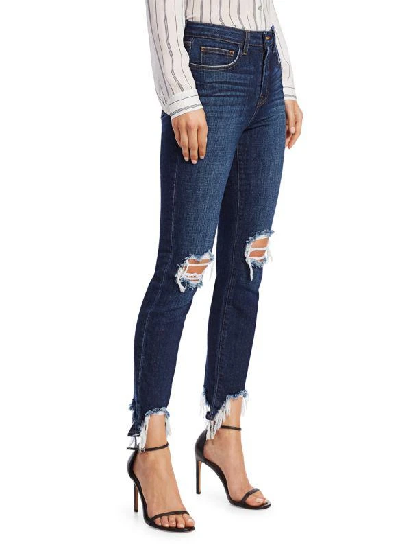 L'Agence High Line High-Rise Skinny Distressed Jeans 3