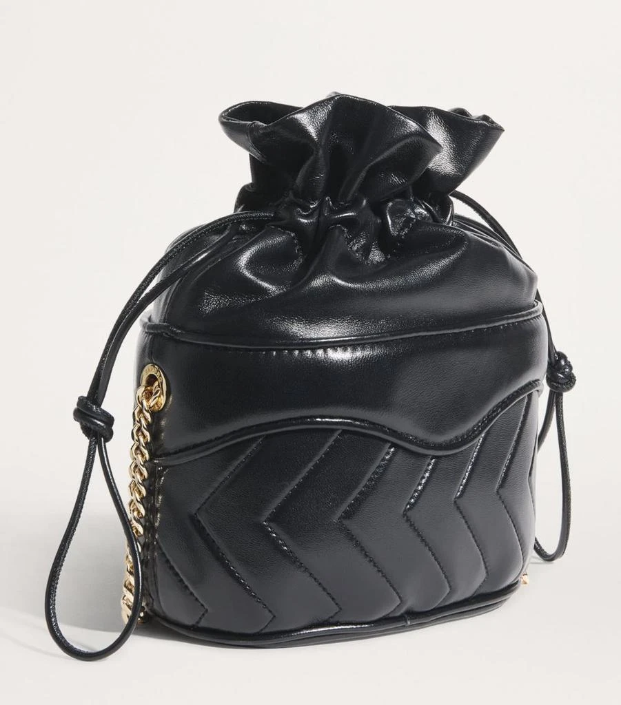 SANDRO Leather Le Bonbon Bucket Bag 3