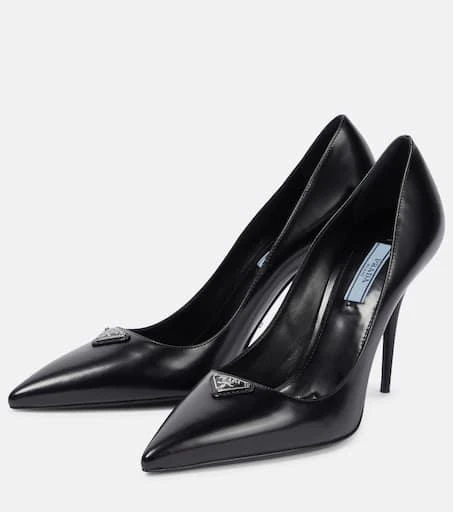 Prada Brushed leather pumps 5