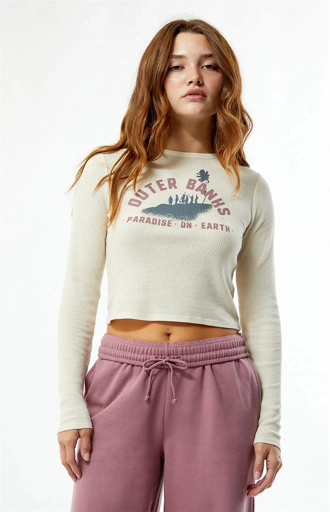 Outer Banks Topper Waffle Knit Long Sleeve Top 2