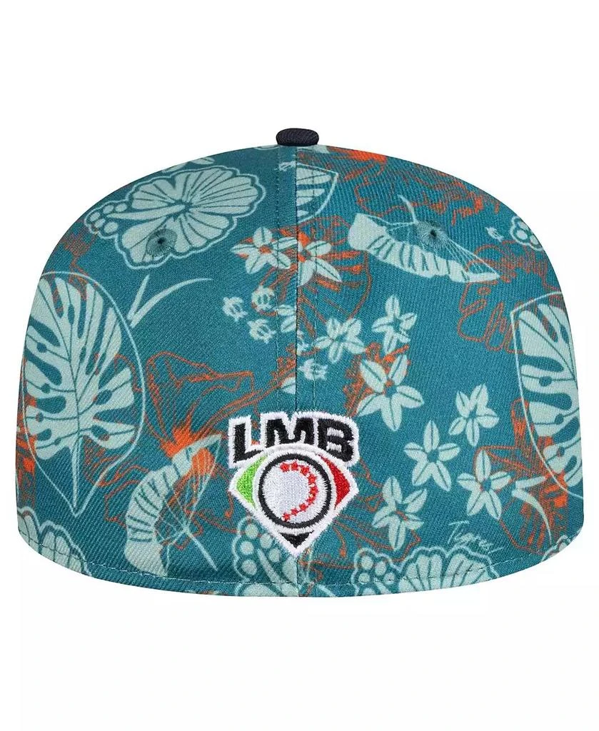 New Era Men's Teal/Navy Tigres de Quintana Roo Mexico League On Field 59FIFTY Fitted Hat 2