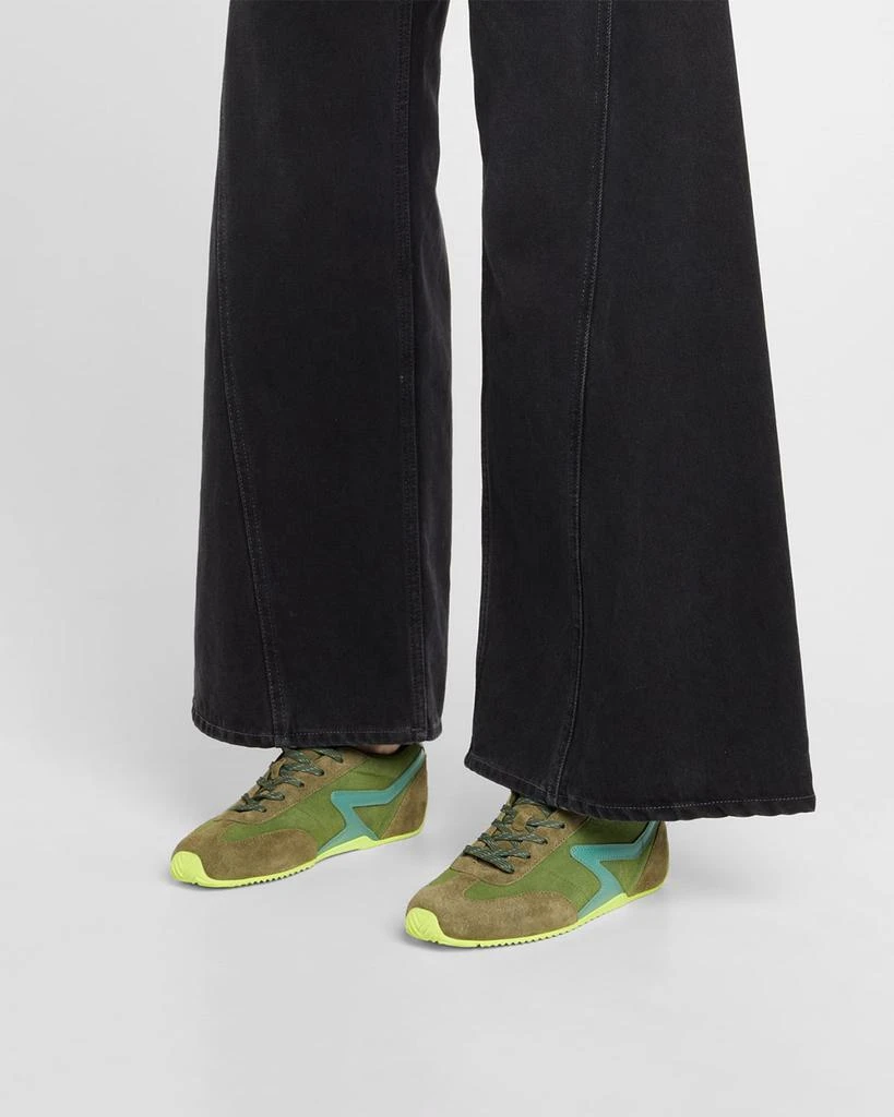 Rag & Bone Ultra Slim Retro Suede Runner Sneakers 3