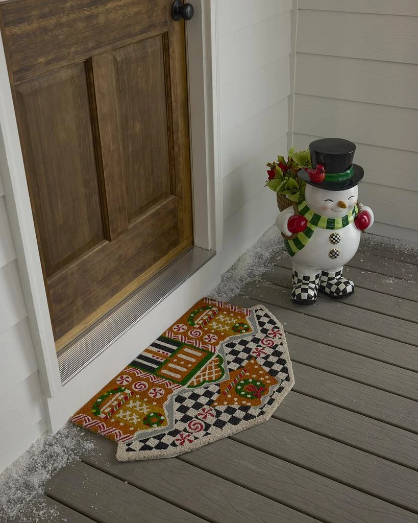 MacKenzie-Childs Cozy Christmas Snowman Planter 2