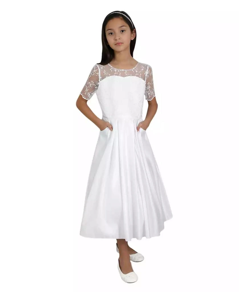Us Angels Big Girls The Selma Communion Dress 1