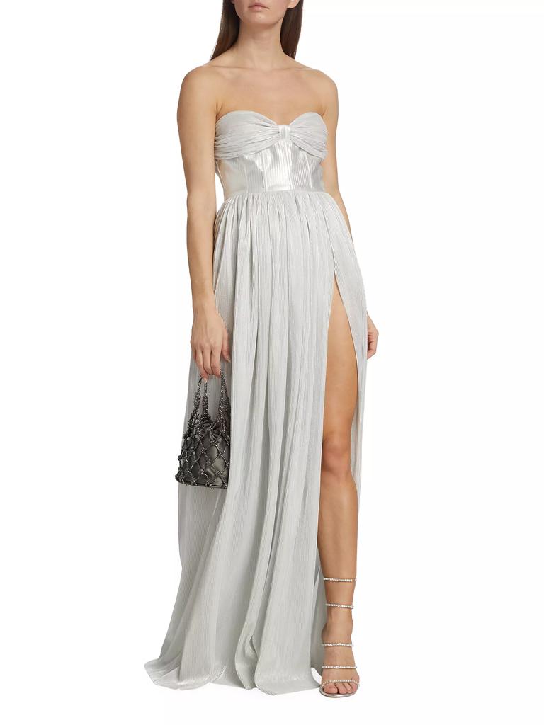 BRONX AND BANCO Florence Strapless Gown