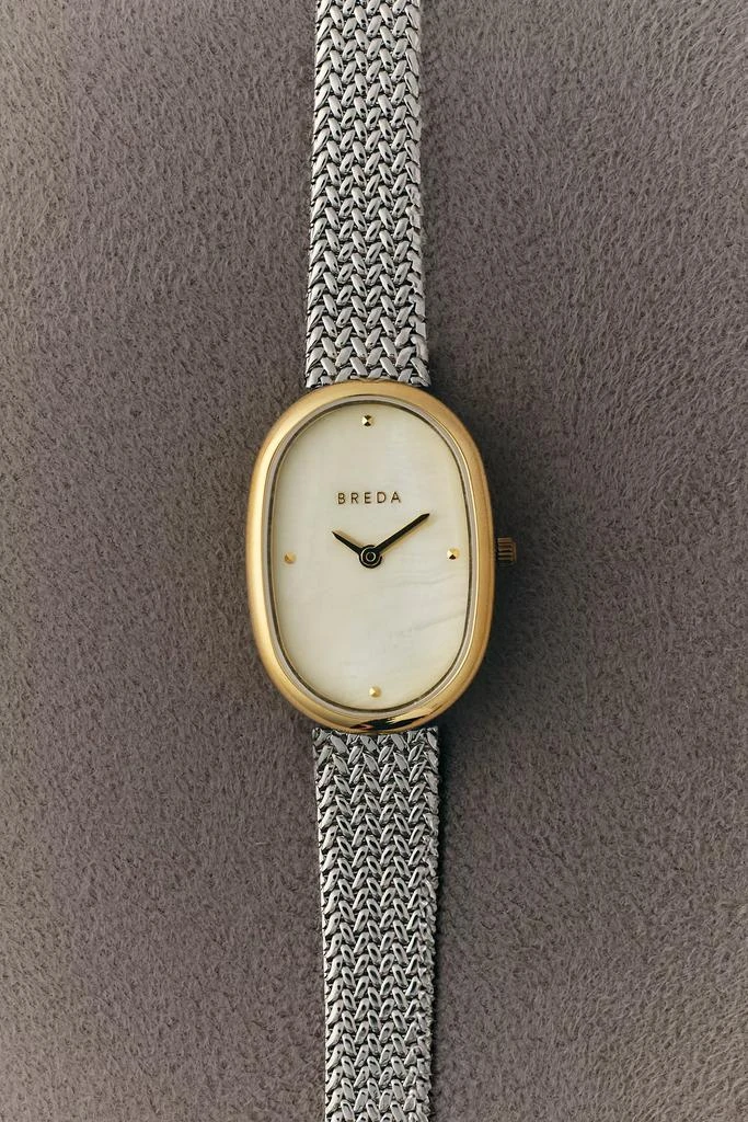 BREDA BREDA Jane Tethered Mesh Bracelet Analog Quartz 23MM Watch 4