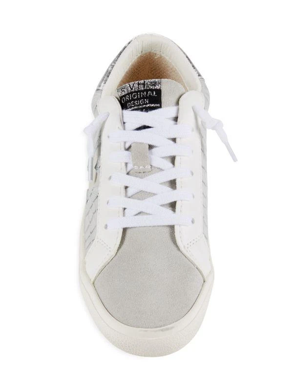 Vintage Havana Croco-Embossed Superstar Leather Sneakers 5