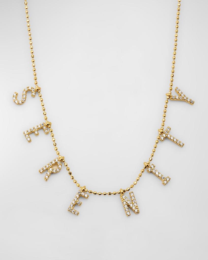 Tai 14K Gold-Plated Sterling Silver 8-Letter Personalized Necklace