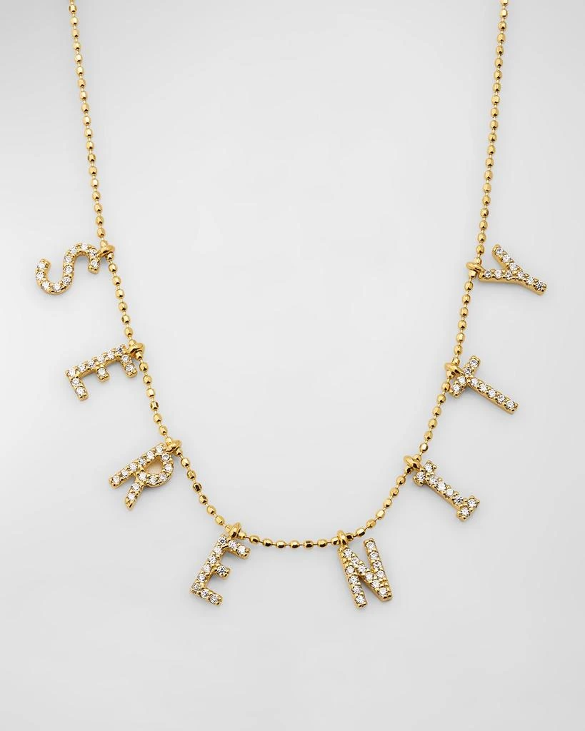 Tai 14K Gold-Plated Sterling Silver 8-Letter Personalized Necklace 1