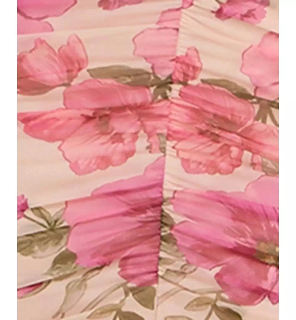 KATIA RAE Juniors' Printed Ruched High-Low Ruffled Gown, Created for Macy's 4