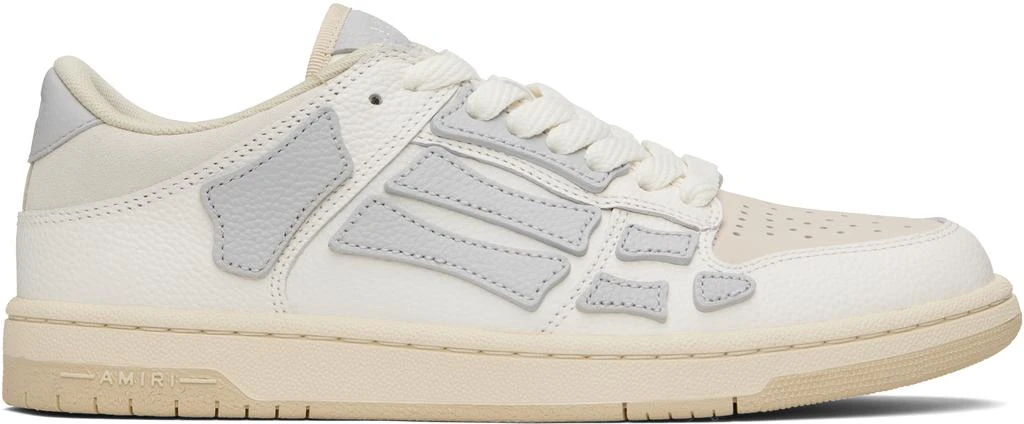 AMIRI White 
Gray Skel Top Low Sneakers 1