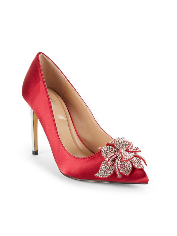 Charles David Embellished Stiletto Heel Pumps
