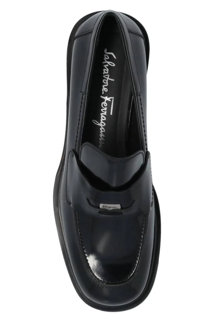 Salvatore Ferragamo Women
s Penny Loafers In Black 4
