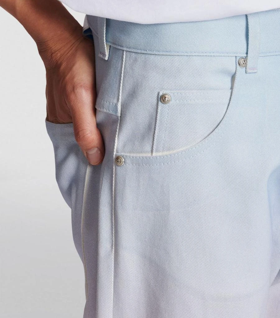 Balmain x Evian Gradient Denim Jeans 7