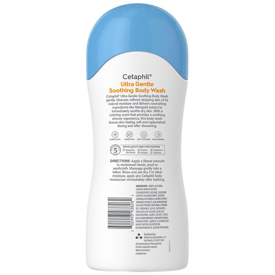 Cetaphil Ultra Gentle Body Wash Skin, Soothing