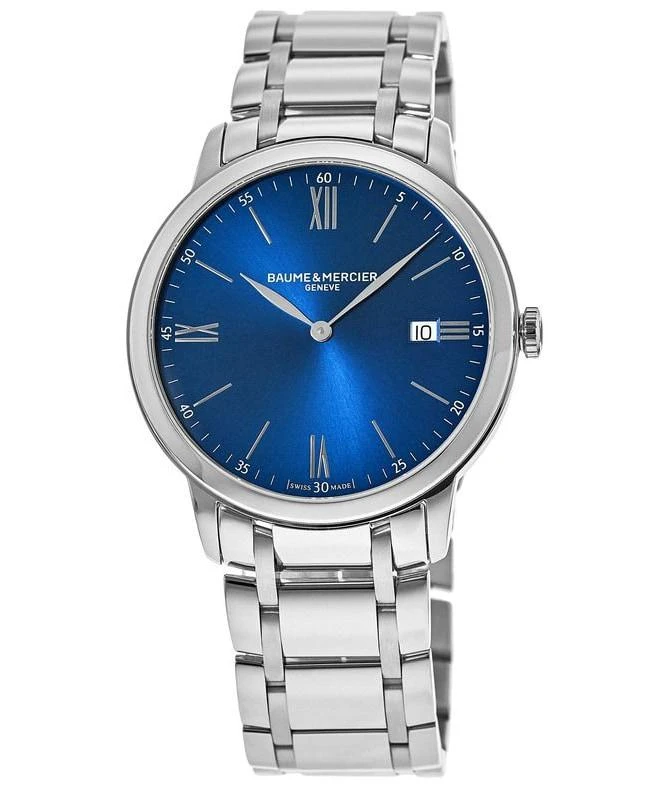 Baume & Mercier Baume & Mercier Classima Quartz Blue Dial Stainless Steel Men's Watch 10382 1