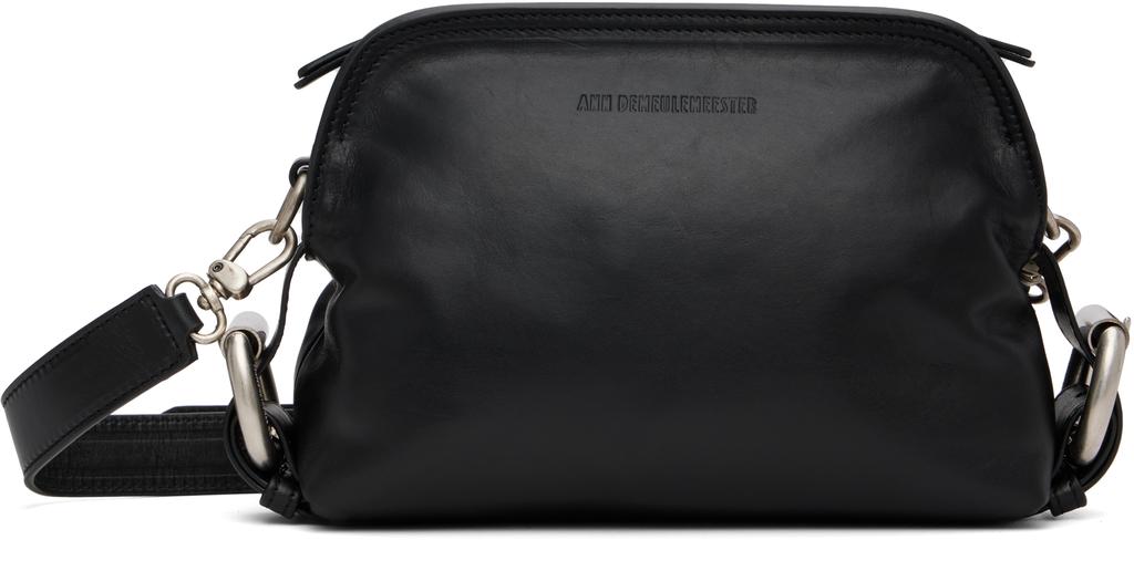 ANN DEMEULEMEESTER Black Piata Clutch Bag