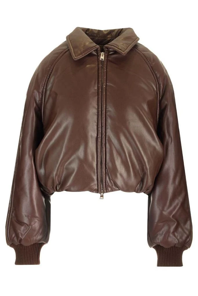 AGOLDE AGOLDE Zip-Up Cropped Bomber Jacket 1