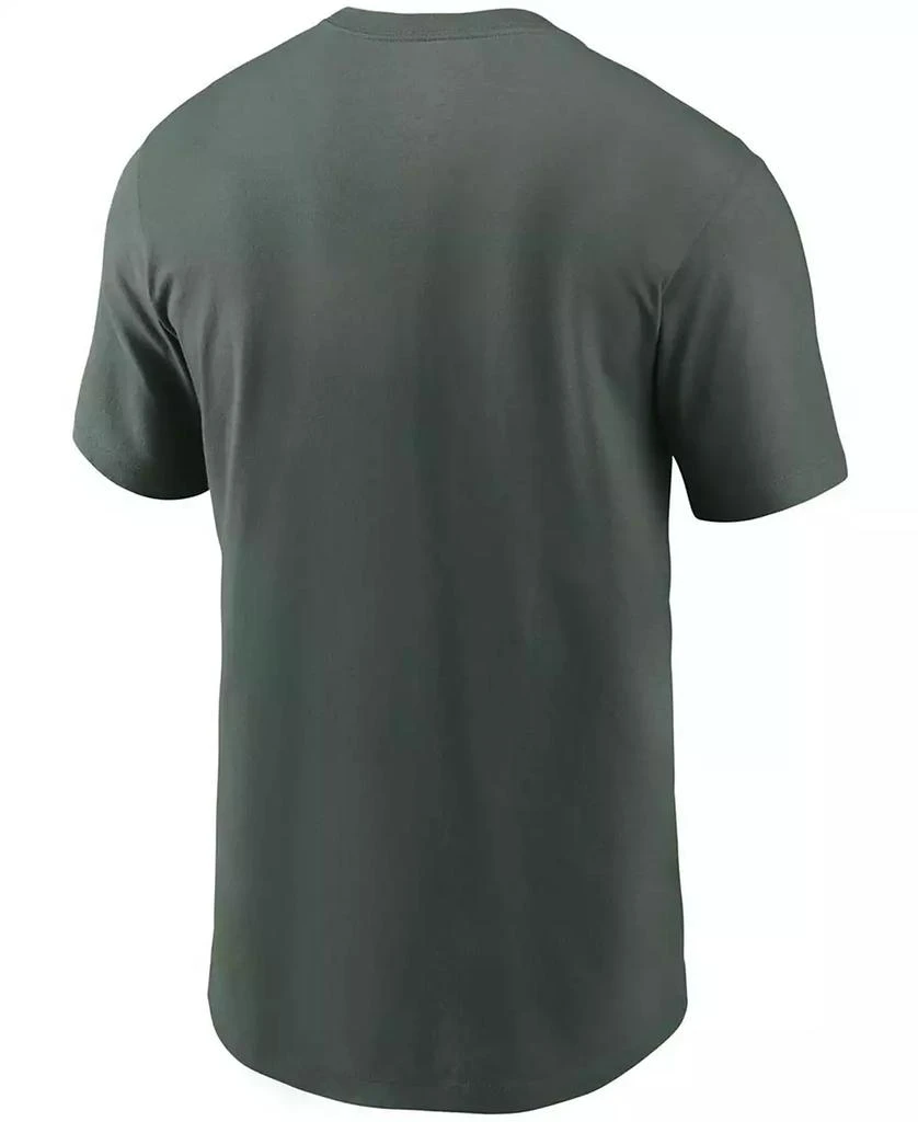 NIKE Men's Big and Tall Green Green Bay Packers Team Wordmark T-shirt 4
