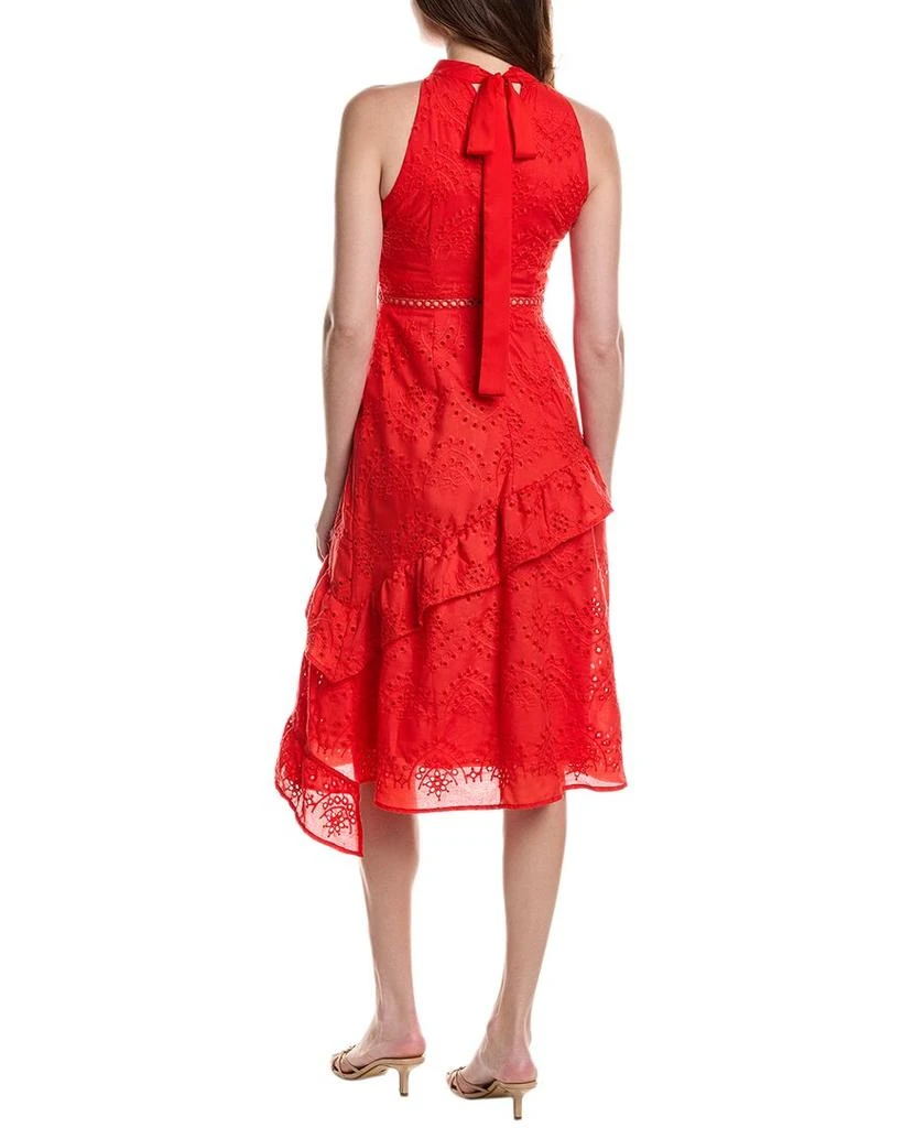Sam Edelman High Neck Eyelet Midi Dress 2