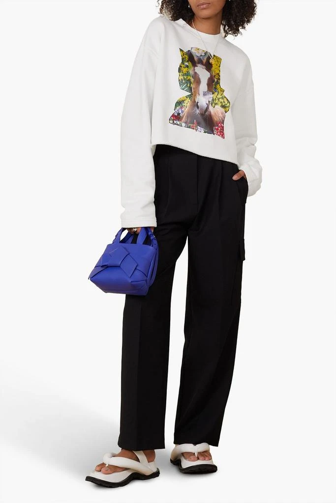 Acne Studios Appliquéd French cotton-terry sweatshirt 2