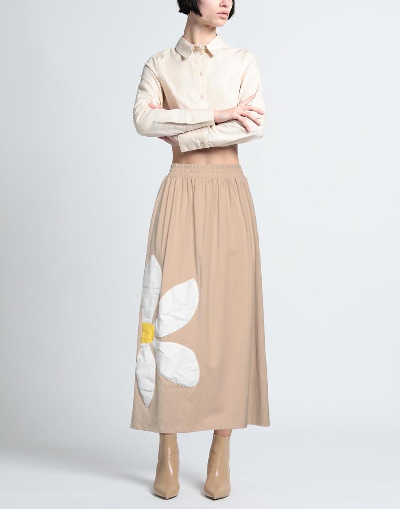 ROSE' A POIS Midi skirt