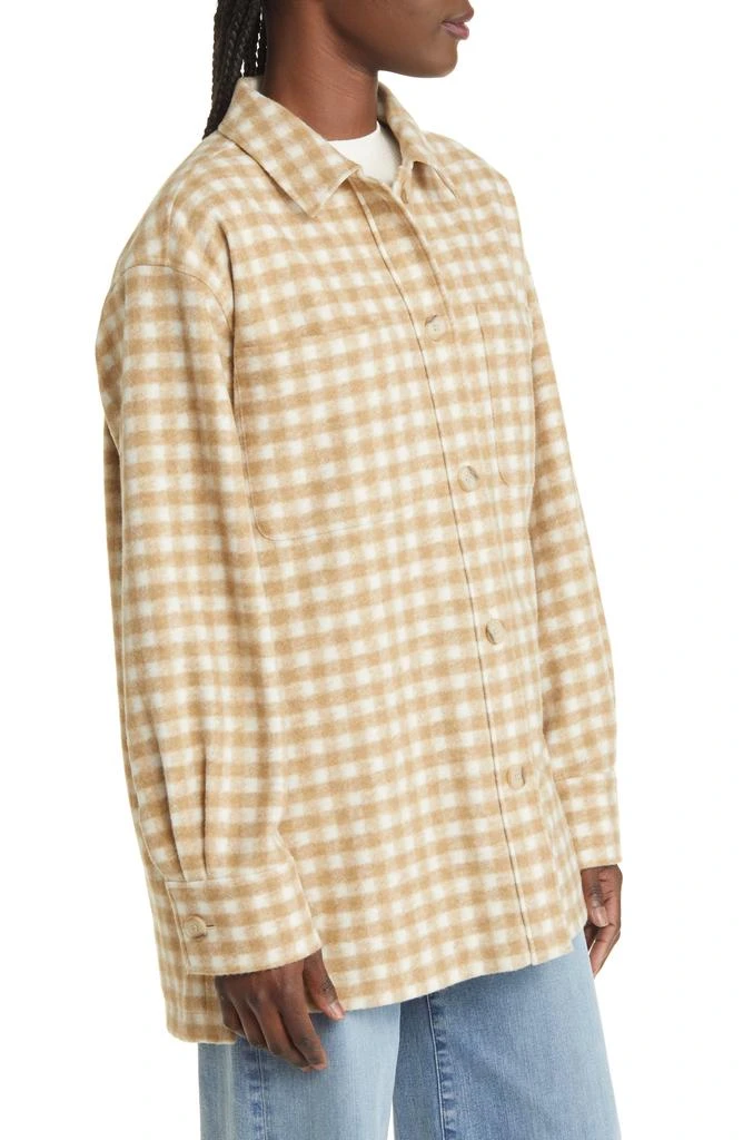 FRAME Gingham Oversize Shirt Jacket 3