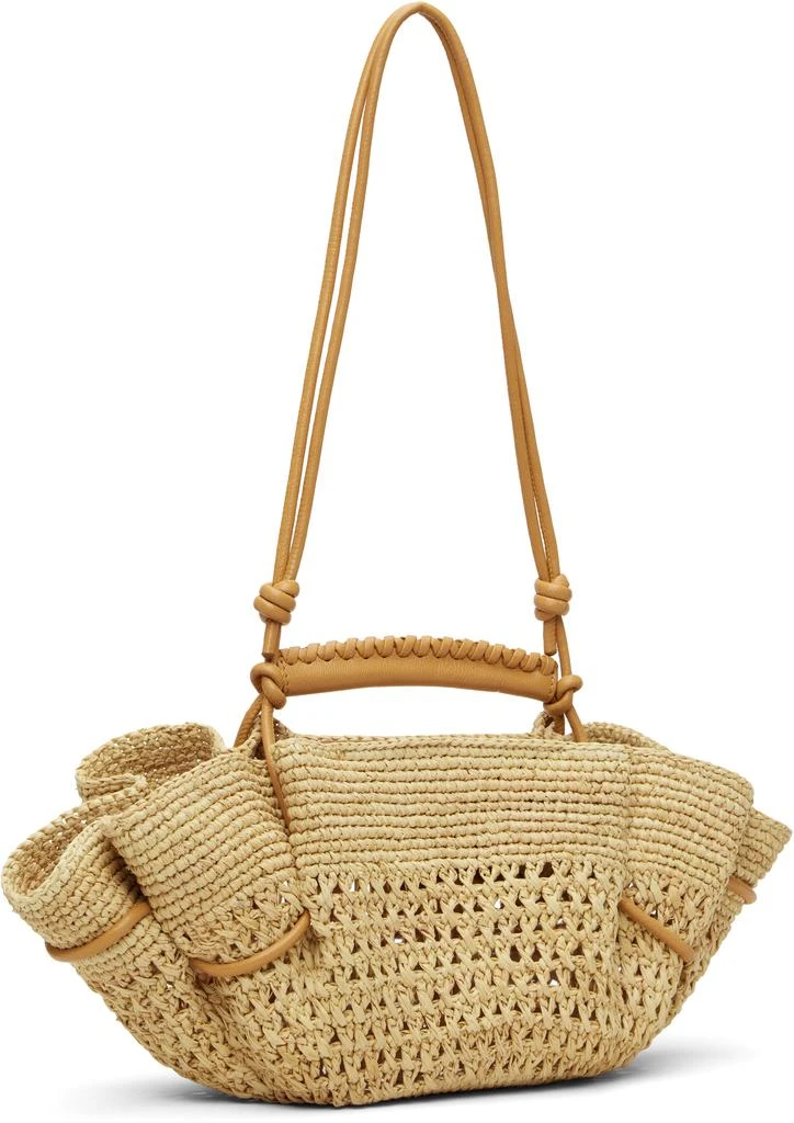 Hereu Beige 
Tan Arta Mini Raffia Bag 2