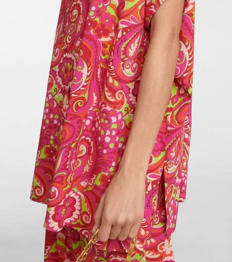 Dolce 
Gabbana Printed silk-blend shirt 5