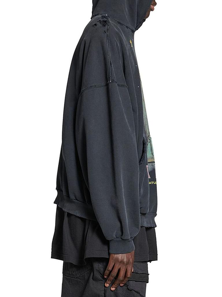 Balenciaga Paris Liberty Hoodie Oversized - Free Shipping